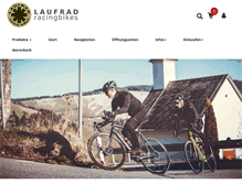 Tablet Screenshot of laufrad.com